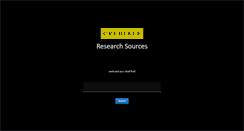 Desktop Screenshot of credibleresearchsources.com
